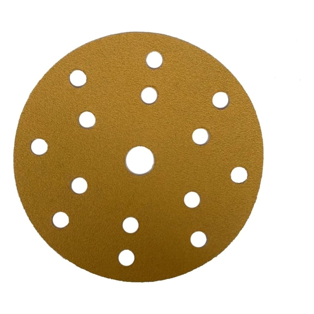Изображение товара Диск абразивный SAPPHIRE бумажная основа, 150 мм, 15 отверстий, P400, пакет 10 шт VOLCA 10110224040