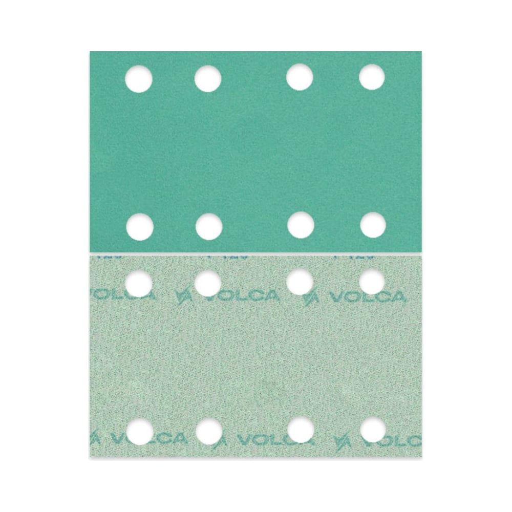 Изображение товара Полоса абразивная Emerald пленочная основание 81x133 мм, 8 отверстий, Р150, 50 шт