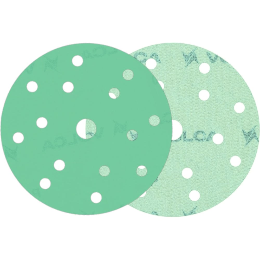 Изображение товара Диск абразивный Emerald 150 мм с 15 отверстиями Р280 для шлифовки и полировки