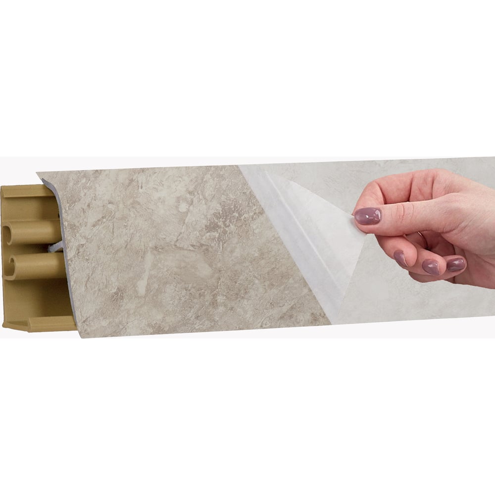 Изображение товара Плинтус KORNER LB 38 75 малага 3.0 м из ПВХ