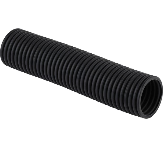 Изображение товара Гофрированная труба Рувинил 50 мм ПНД черная с зондом тяжелая 15 м 25011