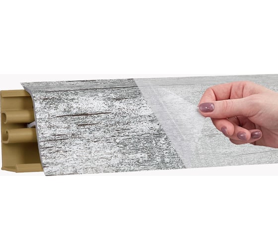 Изображение товара Плинтус KORNER LB 38 28 сосна винтажная 3.0 м 28 38-28