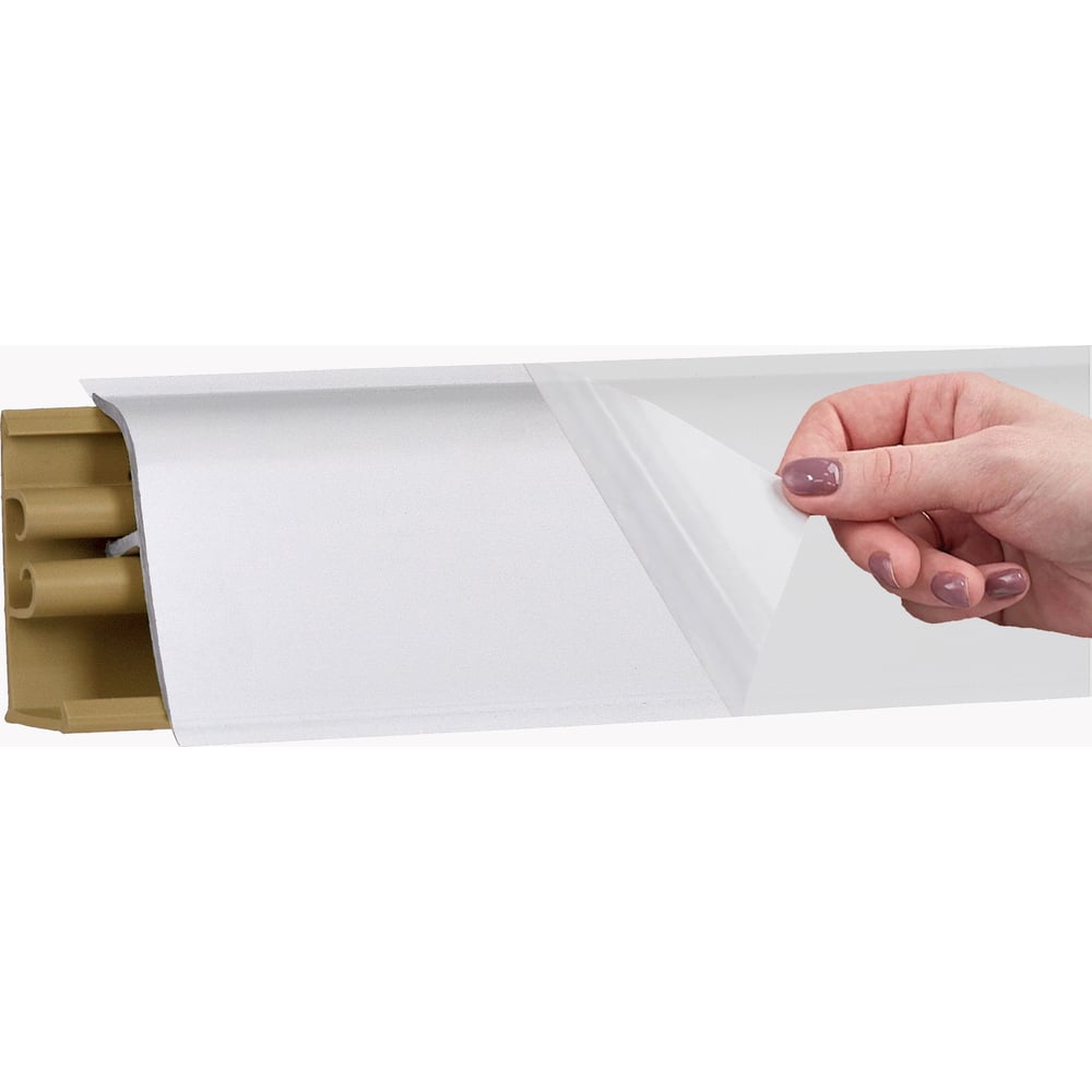 Изображение товара Плинтус KORNER LB 38 11 белый 3 метра