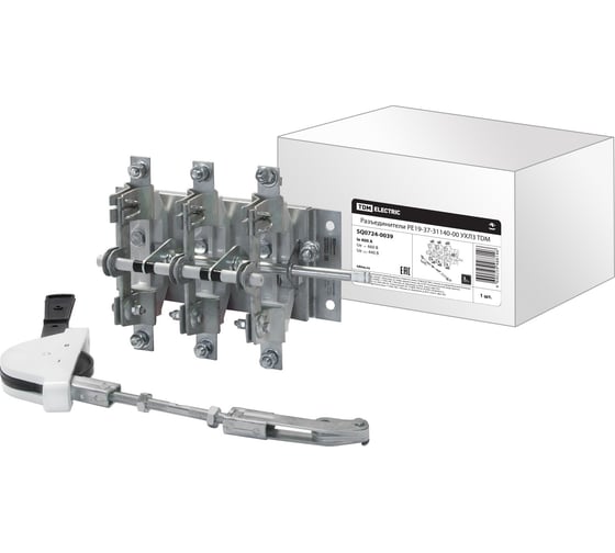 Изображение товара Разъединитель TDM ELECTRIC РЕ19-37-31140-00 УХЛ3 400A SQ0724-0039