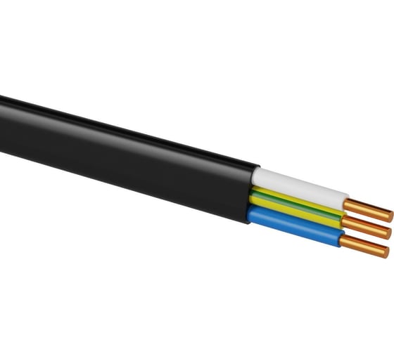 Изображение товара Кабель TDM ELECTRIC ВВГ-П нг(А)-LS 3x6 ок(N, PE)-0.66 ГОСТ, на катушке 80 м SQ0117-0459