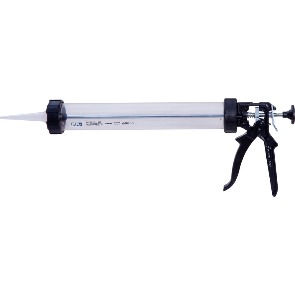 Изображение товара Пистолет для герметика IRFIX TRANSPARENT SOUSAGE GUN 600 для клеев и герметиков