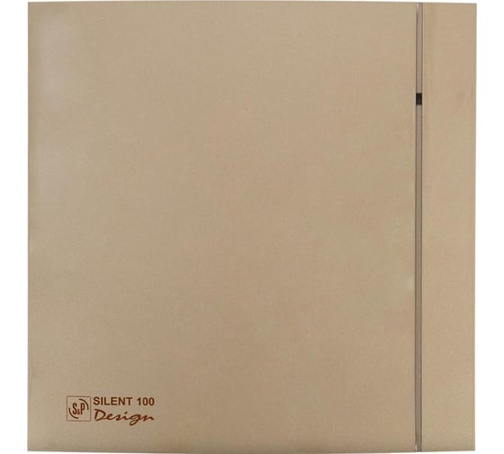 Изображение товара Вентилятор Soler&Palau SILENT-100 CZ CHAMPAGNE DESIGN-4C RE 03-0103-135
