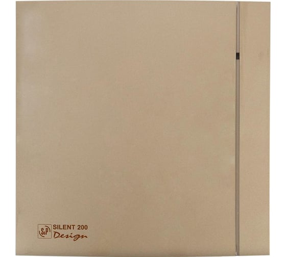 Изображение товара Вентилятор Soler&Palau SILENT-200 CZ CHAMPAGNE DESIGN-4C RE 03-0103-148