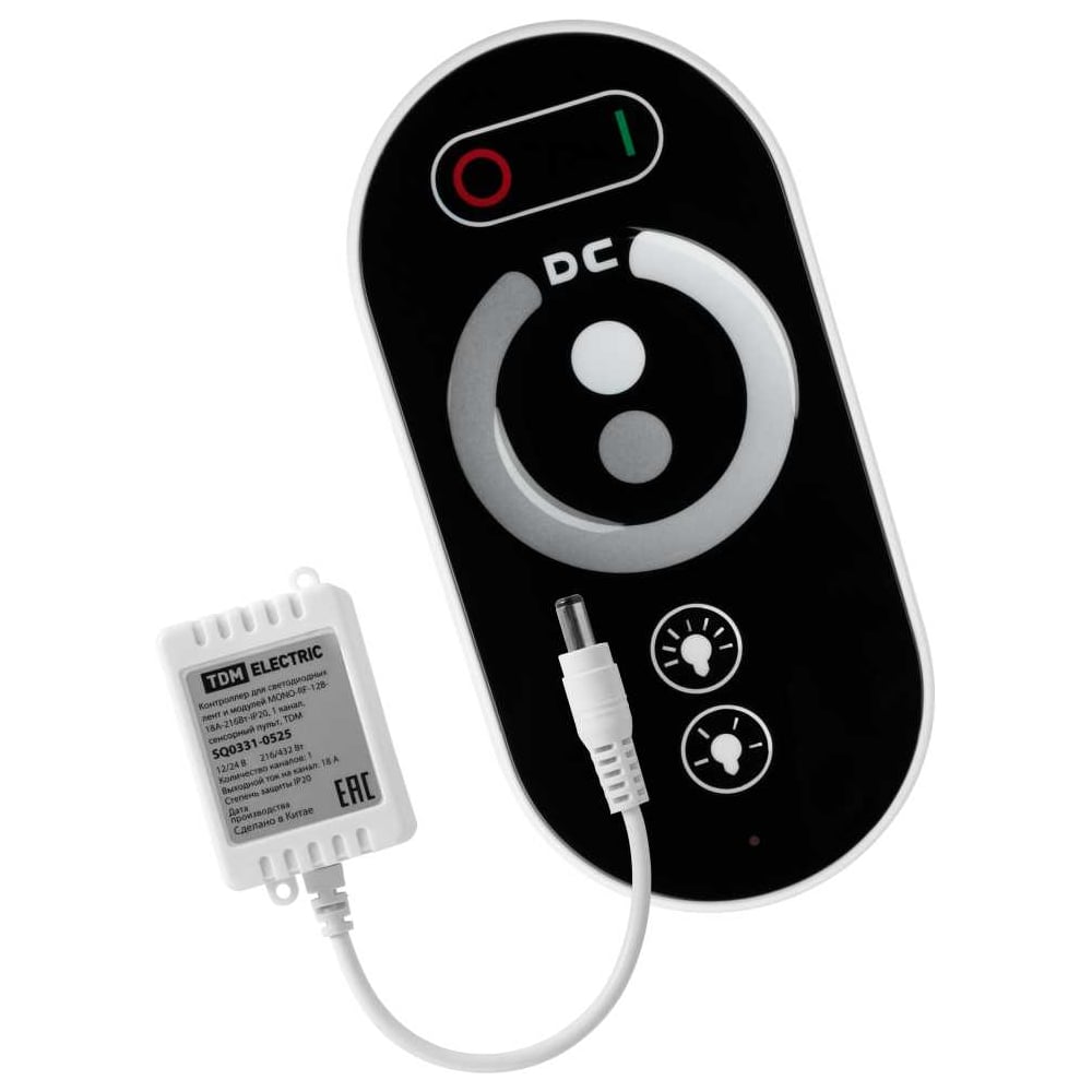 Изображение товара Контроллер MONO-RF-12В-18А-216Вт-IP20 для светодиодной ленты TDM ELECTRIC