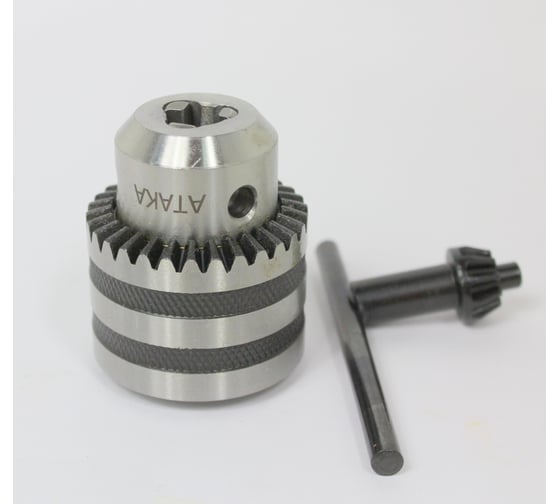 Изображение товара Патрон №19 станочный профи (1-13 мм; B16) с ключом АТАКА 8080420