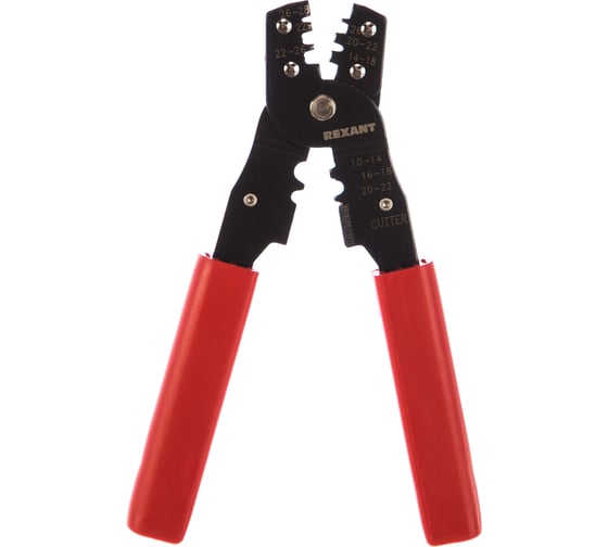 Изображение товара Кримпер для обжима автоклемм, изолированных и неизолированых 0.10 - 6.0 мм2 REXANT ht-202B 12-3032