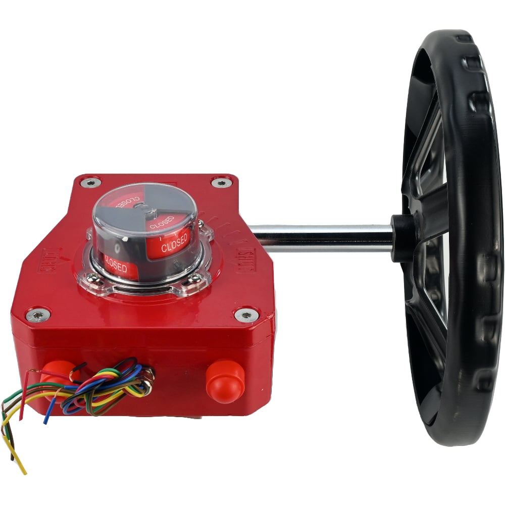 Изображение товара Четвертьоборотный редуктор DN.ru hgbf-4 с индикатором положения