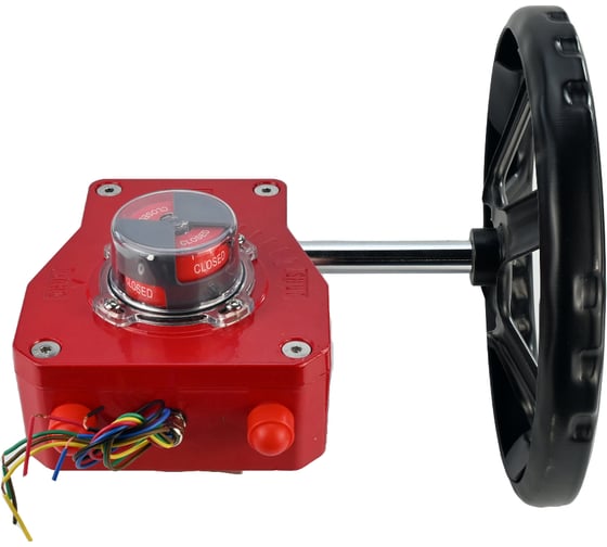 Изображение товара Четвертьоборотный редуктор DN.ru hgbf-4 с индикатором положения и датчиком обратной связи D240-00486