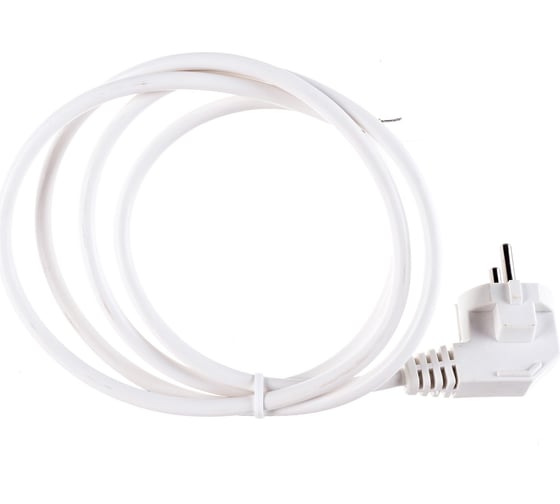 Изображение товара Шнур DORI ПВС 3х0,75 с вилкой 1,5 м белый 41634