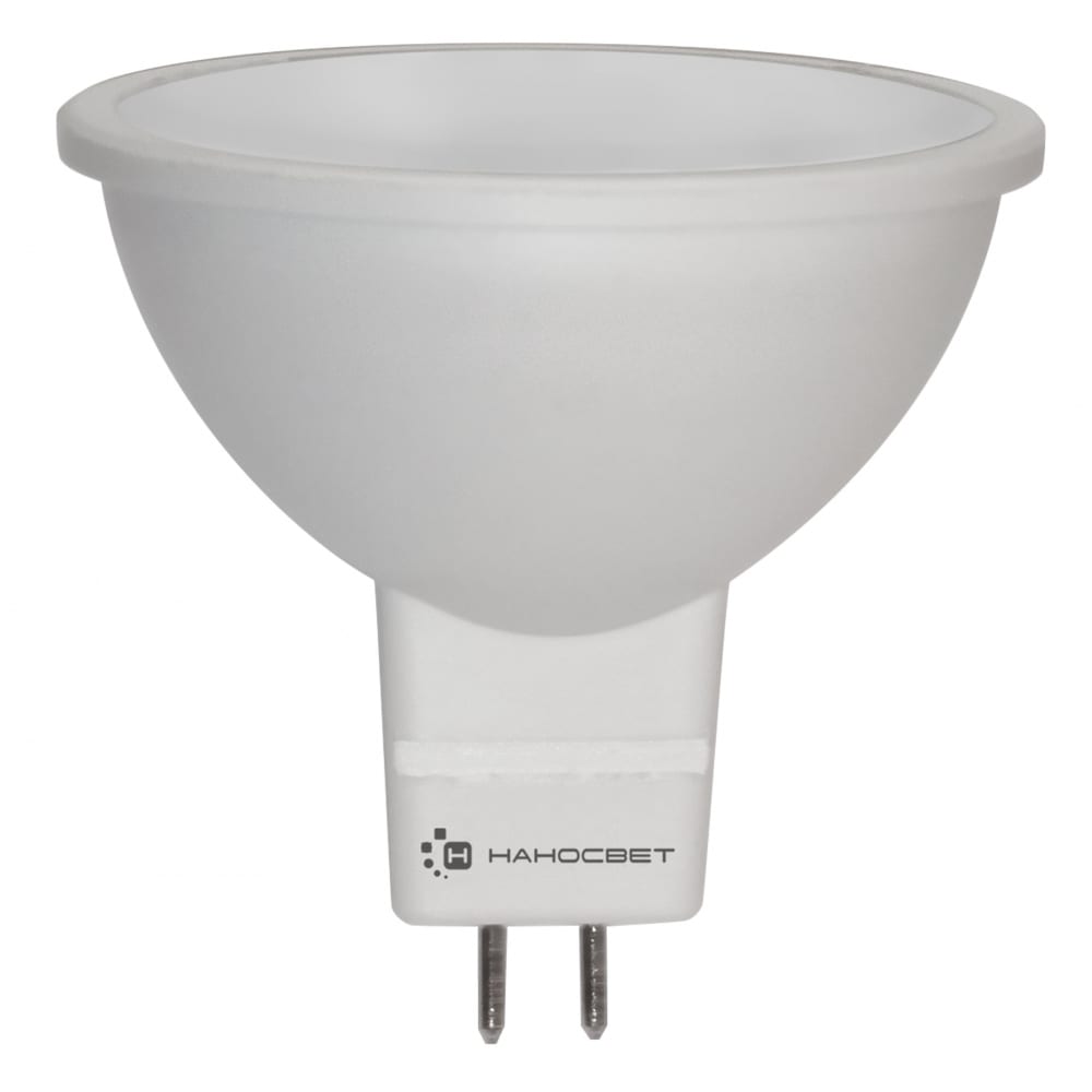 Светодиодная лампа наносвет le-mr16a-8/gu5.3/840, 8вт, gu5.3, 100 град, 720 лм, 4000к, ra80 l187  - купить со скидкой
