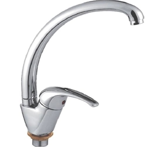 Изображение товара Смеситель для кухни INGROSSO (мойки) высокий излив, картридж 40мм, гайка 599-04 УТ-00041735