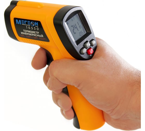 Изображение товара Лазерный измеритель температуры МЕГЕОН 16550 00000002235