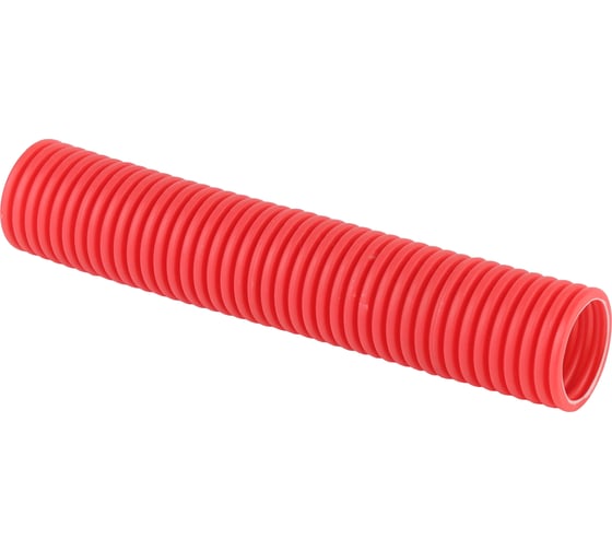 Изображение товара Гофрированная труба Рувинил 40 мм ПНД красная для МПТ пешель 15 м 24000К
