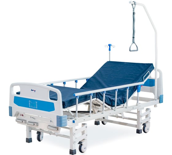 Изображение товара Медицинская функциональная механическая кровать Barry с принадлежностями, вариант исполнения: MB3pp