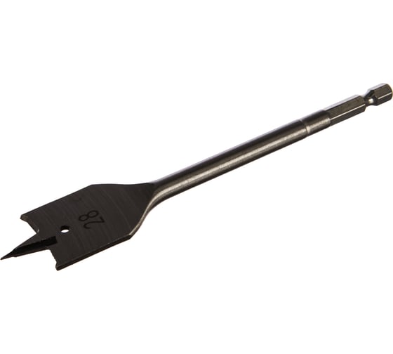 Изображение товара Сверло перовое по дереву (28х152 мм; HEX1/4) MATRIX 70420