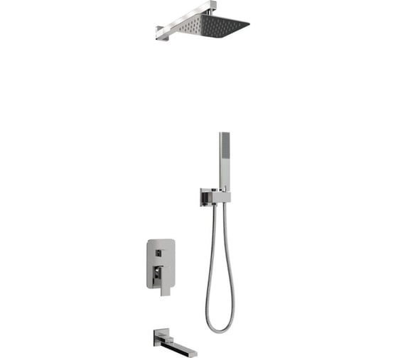 Изображение товара Комплект RGW SP-56 хром (головной душ/смеситель/ручной душ/излив) 51140856-01