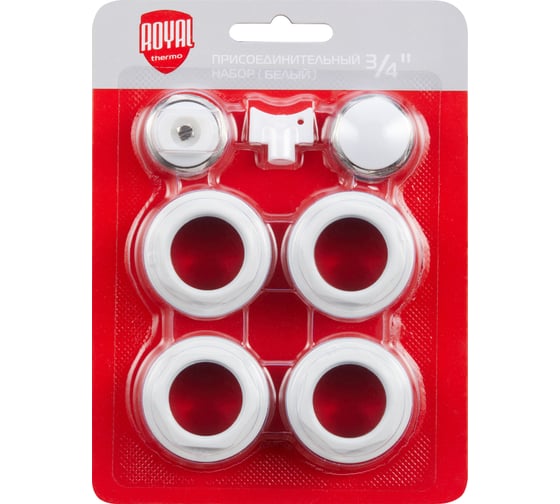 Изображение товара Присоединительный набор Royal Thermo 3/4" white НС-1156779
