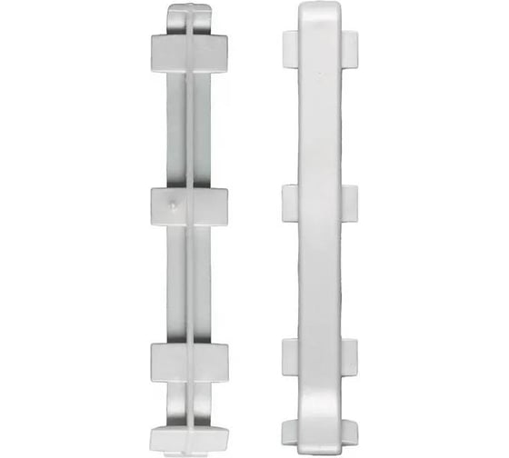 Изображение товара Стыковочный угол Bonkeel ПЛ100, ПВХ, серый, упаковка 2 шт. 568358