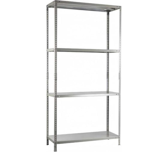 Изображение товара Металлический стеллаж Церера Мебель СТ-СПЭ 2000x1000x400, 4 полки, до 150 кг на полку 00-00008186