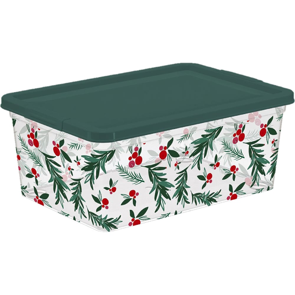 Коробка ПОЛИМЕРБЫТ коробка складная крышка дно волшебная новогоднее утро 30 х 30 х 8 см