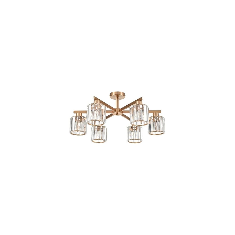 Потолочный светильник ESCADA E27*60W 692/6P Сopper
