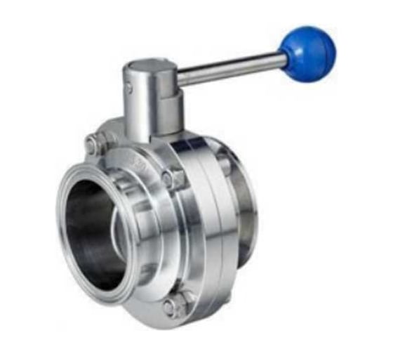 Изображение товара Дисковый нержавеющий затвор TITAN LOCK AISI304 DN25, типа clamp-clamp TLSD025CLS