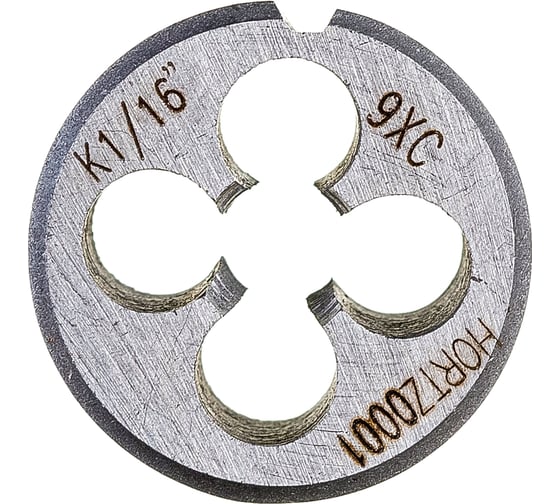 Изображение товара Плашка К 1/16 дюйма 9ХС HORTZ 204154