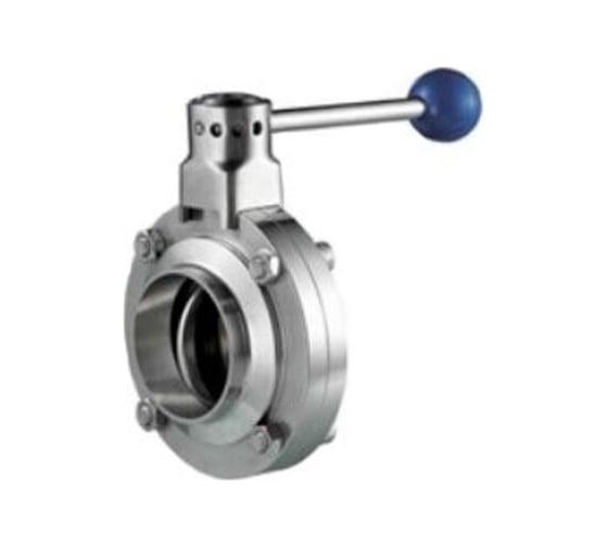 Изображение товара Дисковый нержавеющий затвор TITAN LOCK AISI316 DN50, типа сварка-сварка TLSD050WDSS