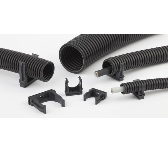 Изображение товара Гофрированная труба Рувинил 20 мм FRHF с зондом легкая уп 100 метров 62001