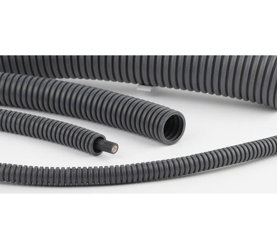 Изображение товара Гофрированная труба Рувинил 40 мм FRHF с зондом легкая уп 15 метров 64001