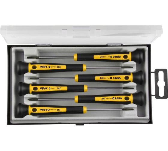Изображение товара Набор отверток для точных работ, 6 шт. Felo 24096166