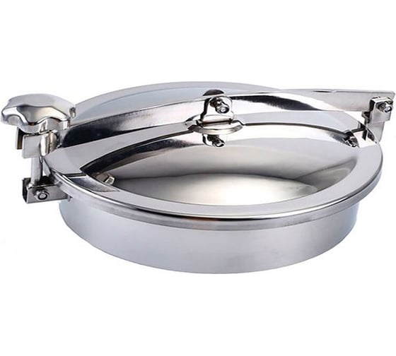 Изображение товара Овальный люк TITAN LOCK нержавеющая сталь 304, 530x430 мм TLTO53X43S