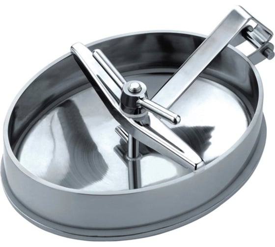 Изображение товара Овальный люк TITAN LOCK нержавеющая сталь 304, 430x330 мм TLTO43X33S