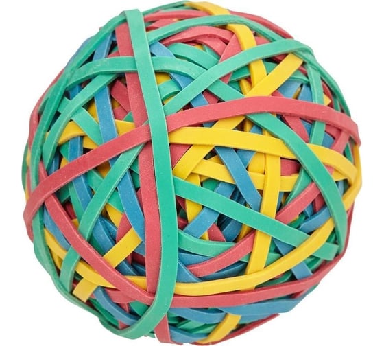 Изображение товара Универсальная резинка Комус 113 г, диаметр 50 мм, цвет ассорти 258959