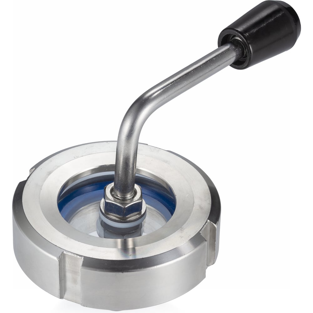 Гаечный диоптр под сварку TITAN LOCK нержавеющий, со скребком, DN50 TL050DWWDS