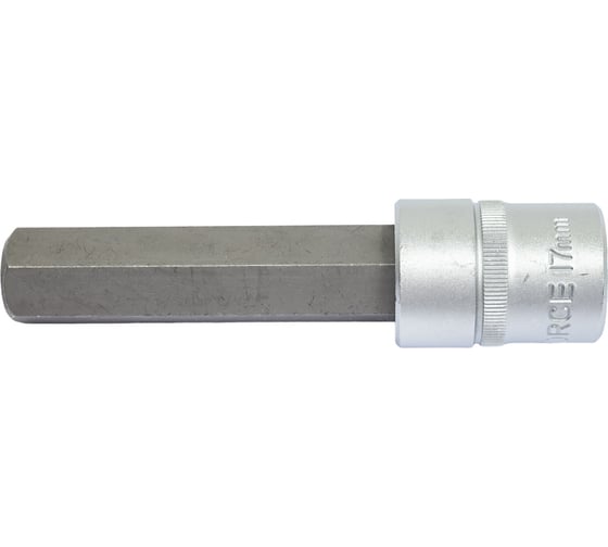 Изображение товара Головка-бита 6 гранная (110 мм, 17 мм, 1/2") FORCE 34411017
