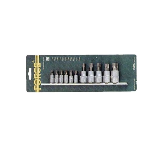 Изображение товара Набор бит-насадок Torx 1/4" и 3/8", 11 шт. FORCE 2111I