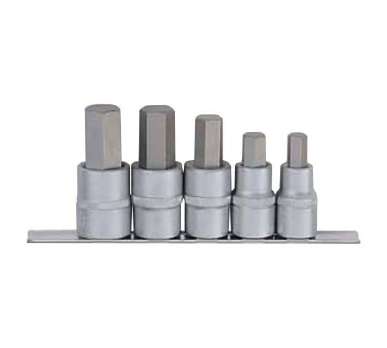 Изображение товара Набор головок-бит 1/2", 6 гранные 5 шт. FORCE 4056