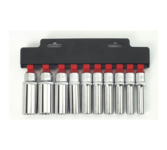 Изображение товара Набор универсальных длинных головок 1/2", 77 мм, Spline 10 пр. FORCE 41014Q