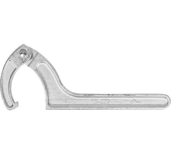 Изображение товара Ключ КГШ 115-220 шарнирный для круглых шлицевых гаек ТУ ст.40Х оцинкованный КЗСМИ 52255217