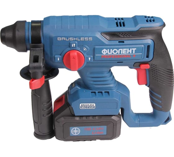 Изображение товара Аккумуляторный бесщеточный перфоратор Фиолент паб1-22-рэ-18 9400495