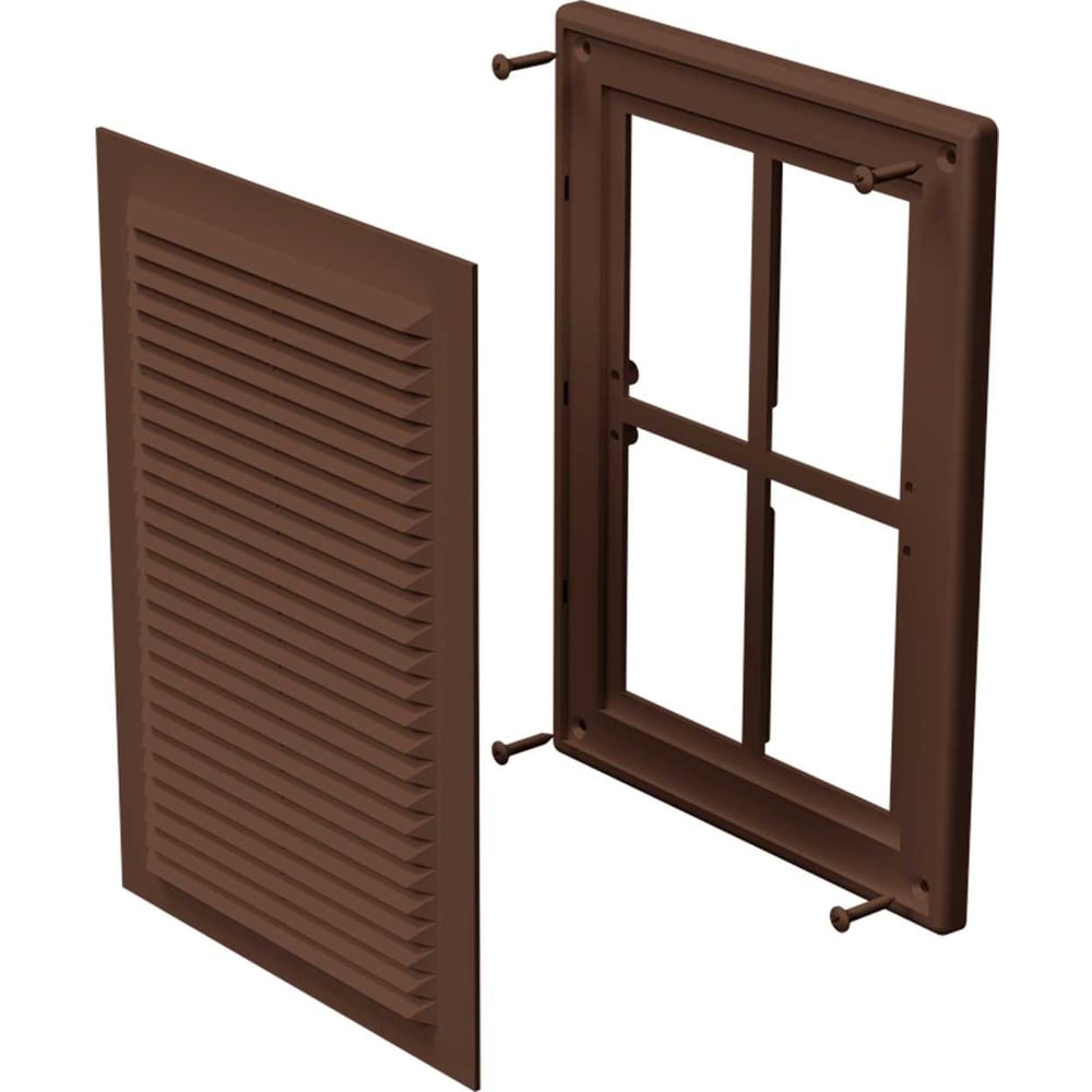 Изображение товара Решетка вентиляционная Zernberg seria1 brown 2518 10227021 для внутреннего использования