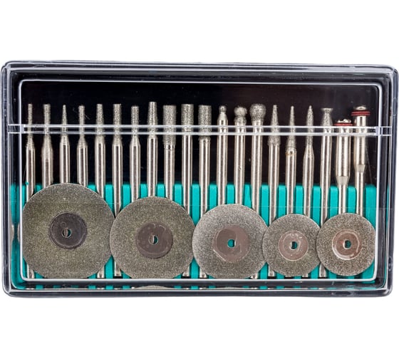 Изображение товара Шарошки и отрезные круги с алмазным напылением 25 шт Gigant GCDS25