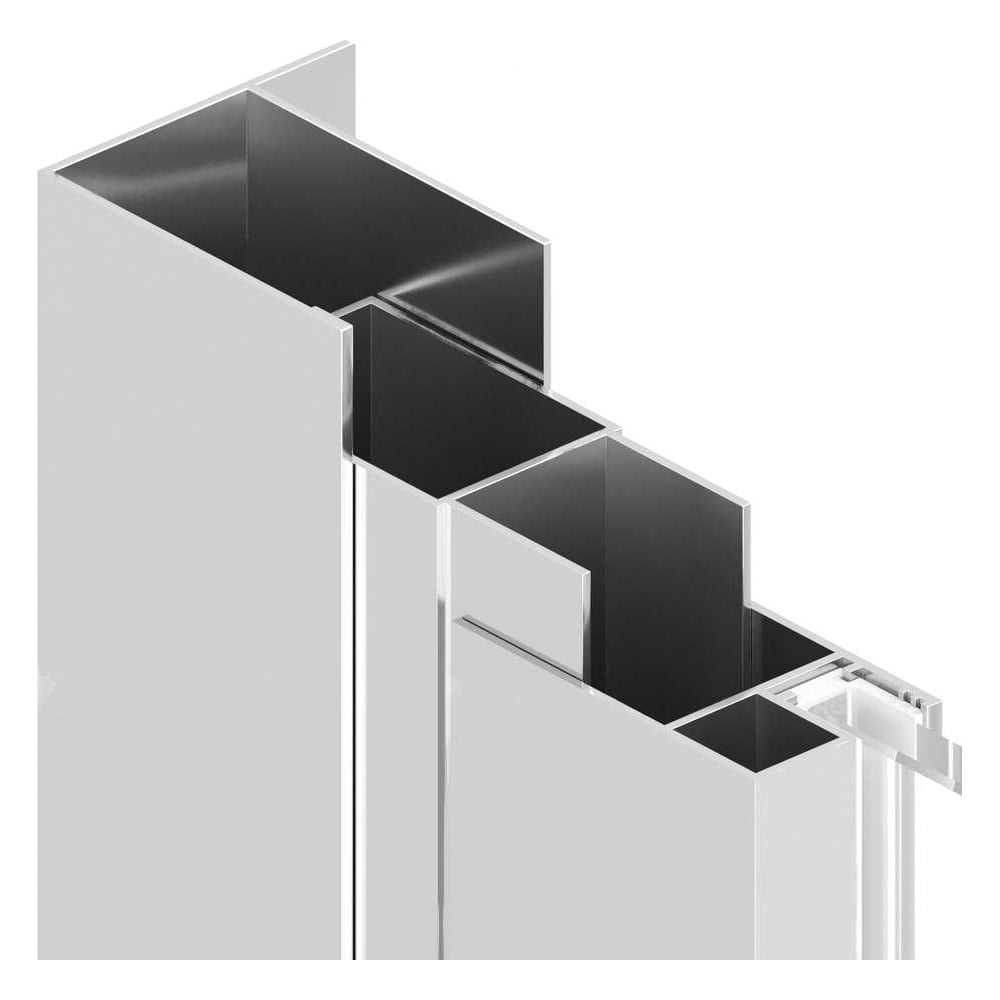 Изображение товара Пристенный профиль RGW A-11 185 мм хром (РА-02/04), металлоконструкция