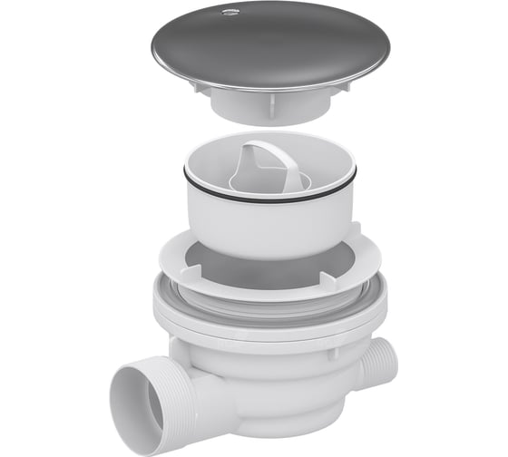 Изображение товара Сифон RGW QYD-01 хром, диаметр 90 мм 39241101-01